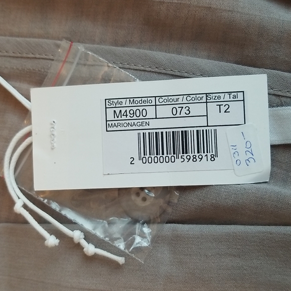 (2) NWT Mariona Gen Viscose Blend Lightweight Thin Slightly Sheer Blazer - Picture 3 of 10